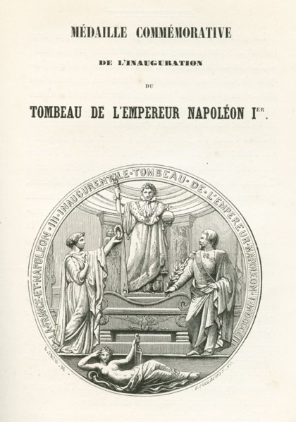 Médaille commémorative de l'inauguration du tombeau de Napoléon 1er aux Invalides