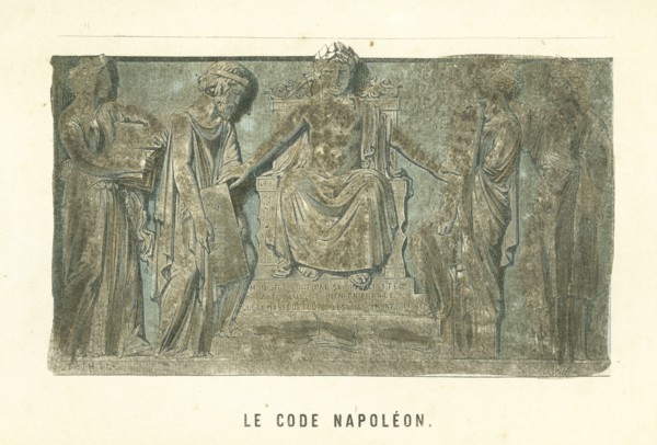Napoléon 1er créé le Code Napoleon
