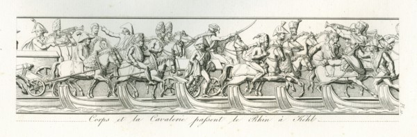 Colonne Vendôme : Le 25 septembre, le 5e corps et la cavalerie passent le Rhin à Kehl