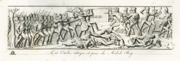 Colonne Vendôme : Le 15 octobre 1805, attaque et prise du Michels-Berg