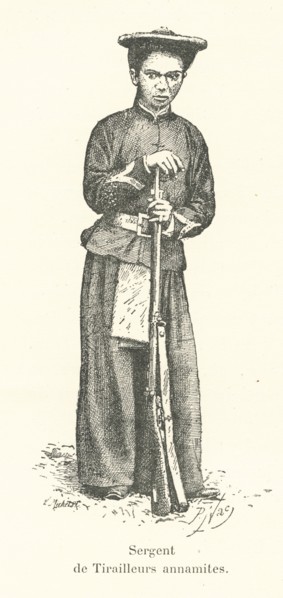 Sergent de Tirailleurs annamites
