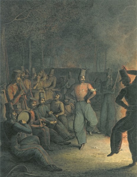 Opitz, Les Cosaques à Paris en 1814