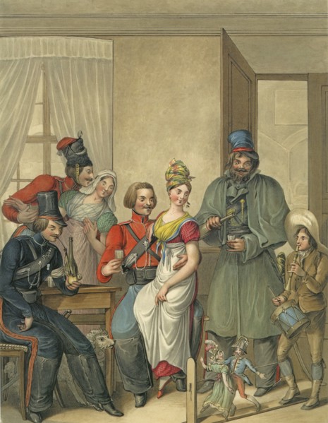 Opitz, Les Cosaques à Paris en 1814