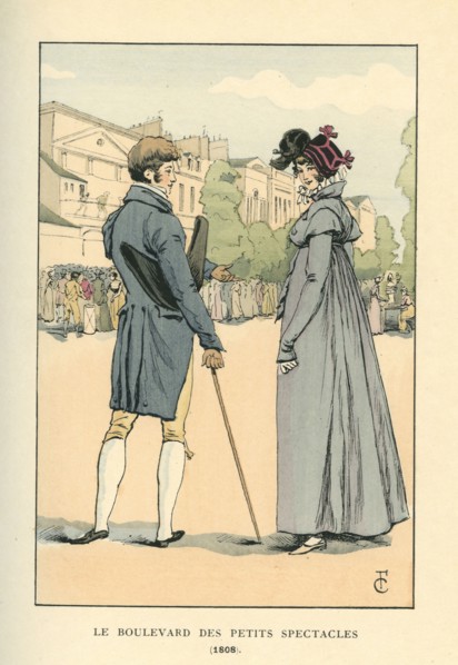 Le boulevard des petits spectacles, 1808