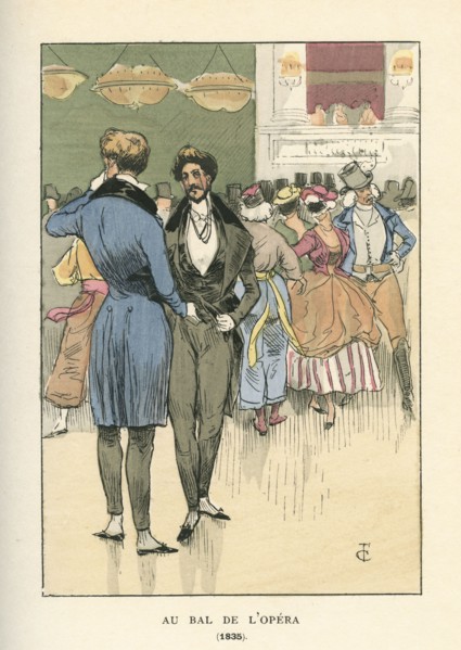 Au bal de l'Opéra, 1835