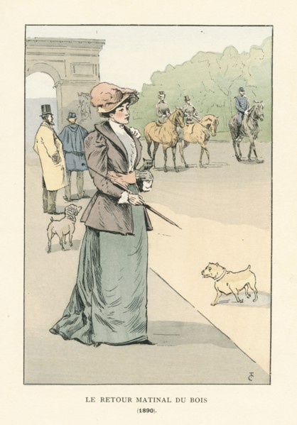 Le retour matinal du bois, 1890