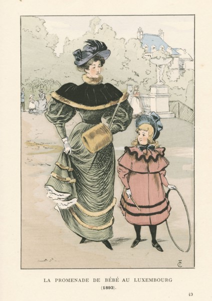 La promenade de bébé au Luxembourg, 1893