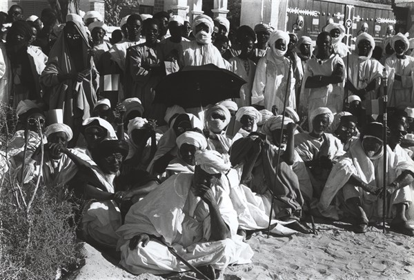 Pendant le voyage officiel au Mali de Valéry Giscard d'Estaing