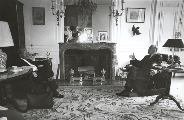 Valéry Giscard d'Estaing et Helmut Schmidt, Palais de l'Elysée, 1981
