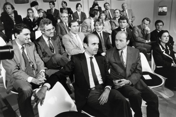 Alain Juppé and Jacques Toubon, 1985