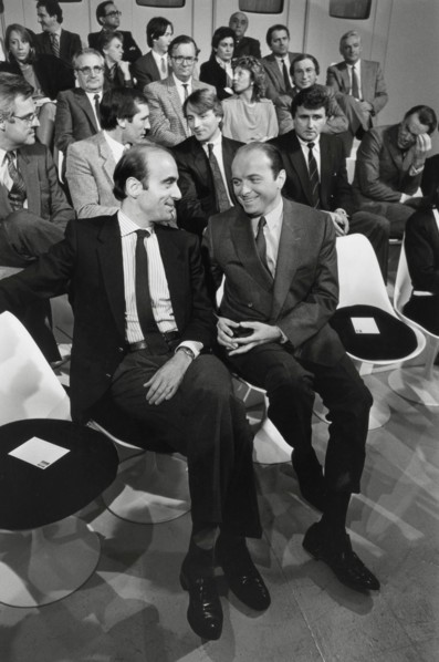 Alain Juppé and Jacques Toubon, 1985