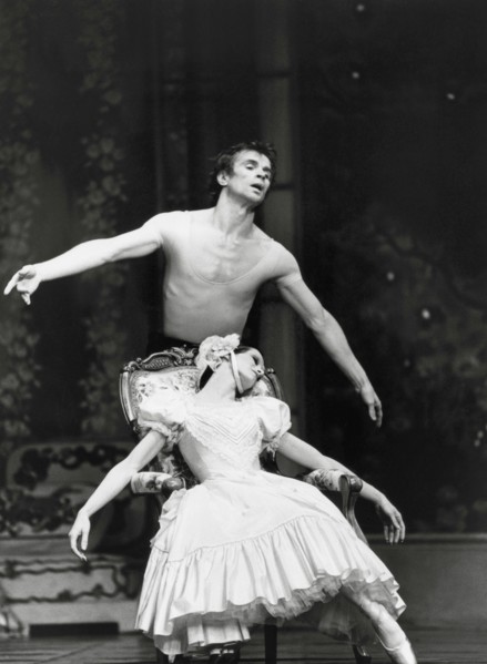 Rudolf Noureev et Dominique Khalfouni, 1982