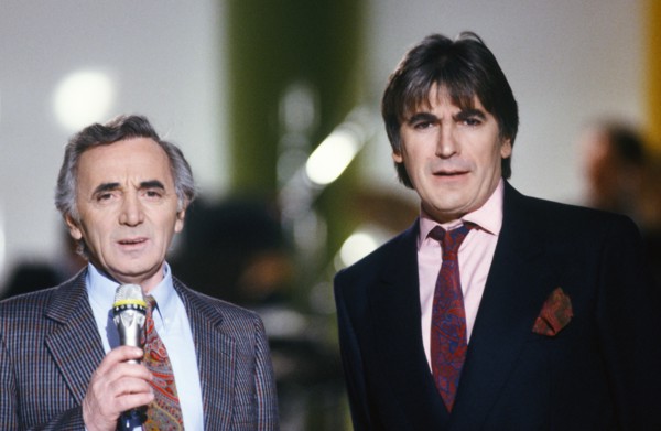 Charles Aznavour, Serge Lama, 1989