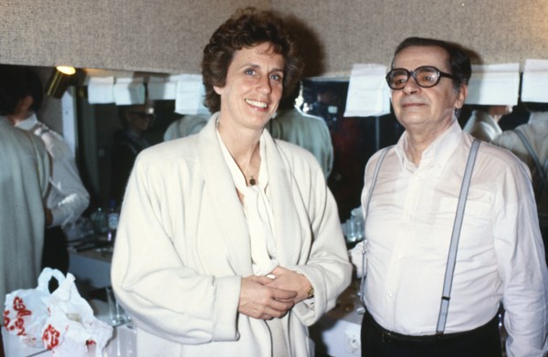 Georgina Dufoix, Serge Reggiani