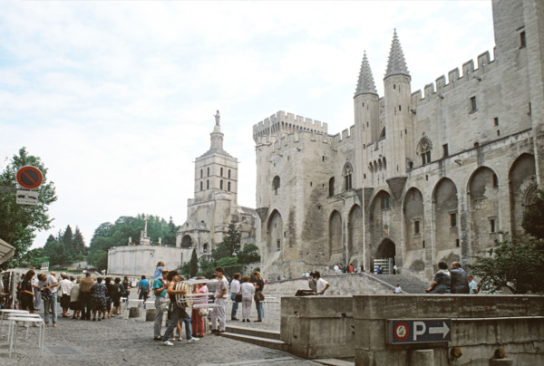 The Palais des Papes in Avignon, France