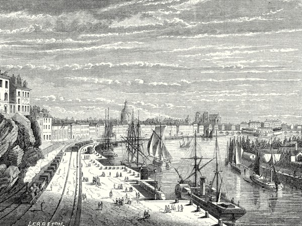 A railway in Nantes