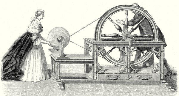 Machine électrique de l'abbé Nollet (1747)
