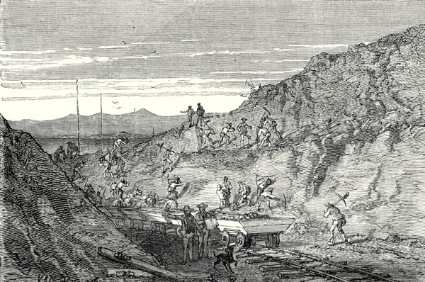 The creation of a deep trench