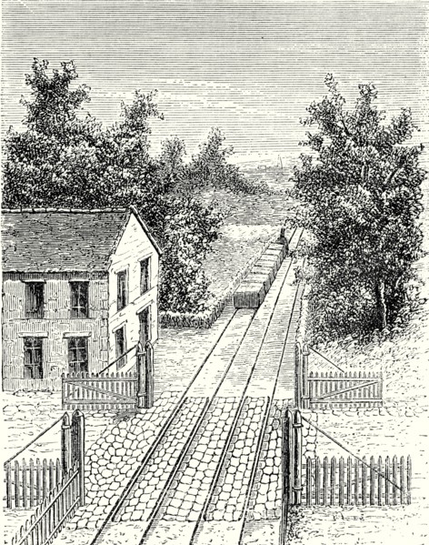Level crossing and barrier