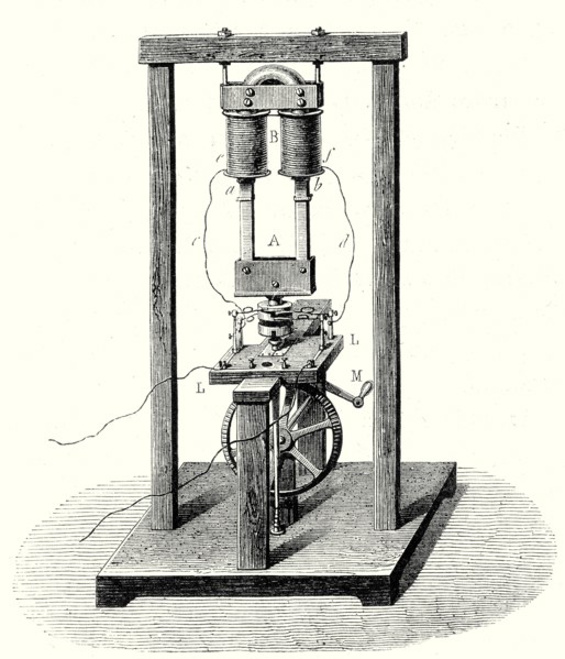 Machine magnéto-électrique de Pixii