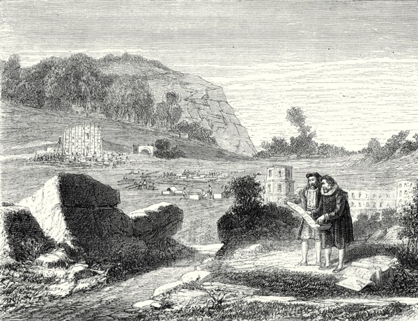 Salomon de Caus directs the creation of the gardens of Heidelberg