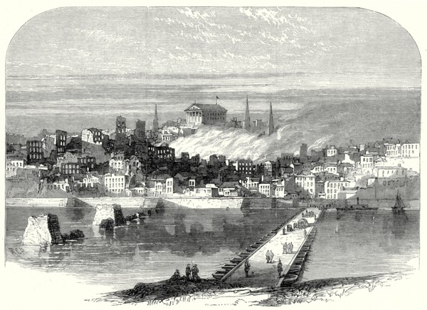The Civil War In America: Richmond, Virginia, After Its Conquest, The City Of Richmond From The