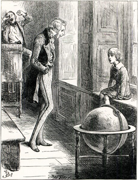 Charles Dickens, Dombey and Son. YOUR FATHER'S REGULARLY RICH, AIN'T HE ?' INQUIRED MR. TOOTS. YES,