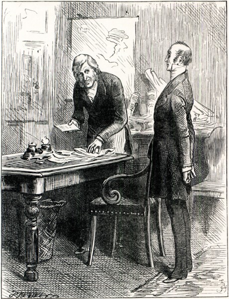 Charles Dickens, Dombey and Son. " NO ? " INQUIRED CARKER, WITH ANOTHER WIDE AND MOST FELINE SHOW