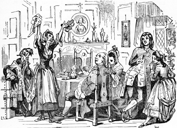 Charles Dickens, Barnaby Rudge, 1841, illustration, 19th century