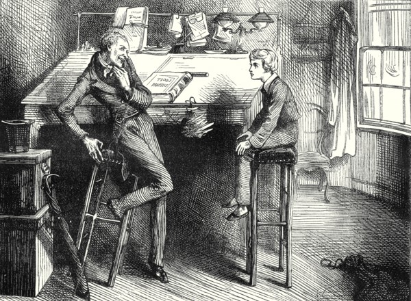 David Copperfield, "Oh, thank you, Master Copperfield," said Uriah Heep, "For that remark! It is so