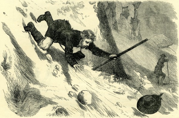 TRYING A GLISSADE,  Switzerland
