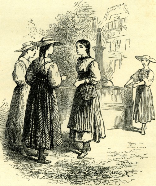 COSTUME OF SWISS GIRLS, Switzerland