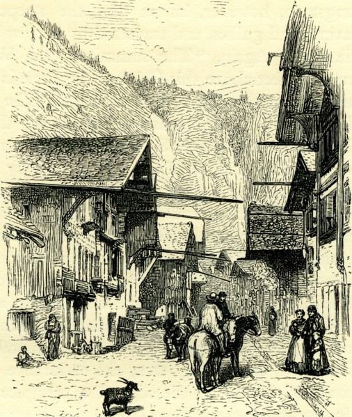 THE STREET OF MEYRINGEN, Switzerland