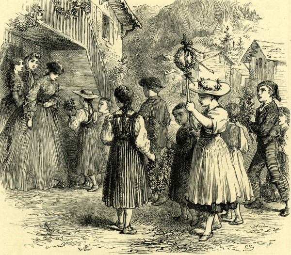 MUSTERING FOR THE SCHOOL TREAT, Switzerland