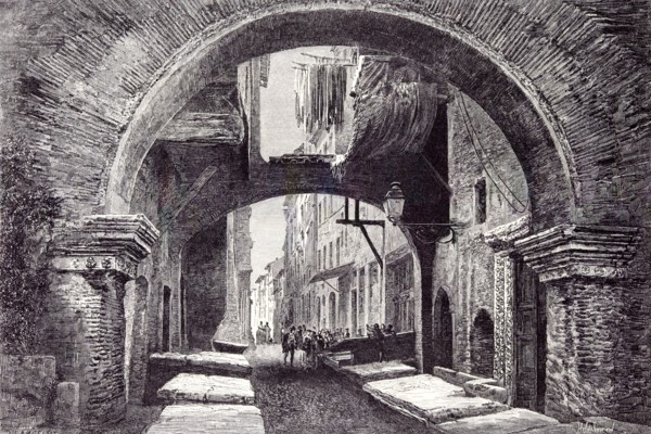 Rome Italy 1875, Pescheria Vecchia