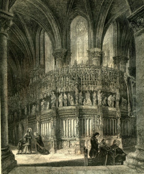 Chartres, cathedral, France, 1851