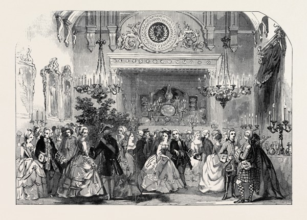 HER MAJESTY'S COSTUME BALL, THE SUPPER IN THE GREAT DINING ROOM