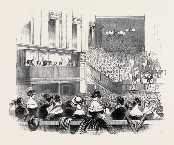 HER MAJESTY AT EXETER HALL, GREAT BRITAIN