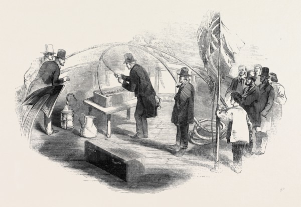 FIRING THE TRAIN BY THE GALVANIC BATTERY