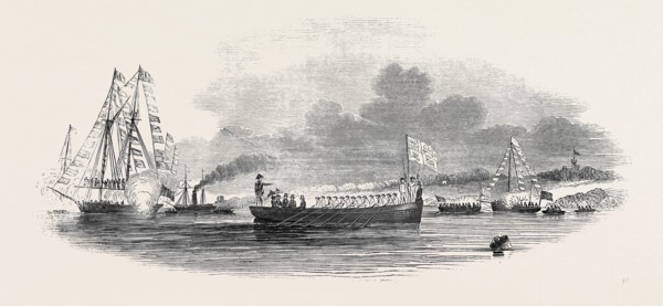 HER MAJESTY LANDING AT THE ISLE OF WIGHT, DRAWN BY M.N. CONDY, ESQ