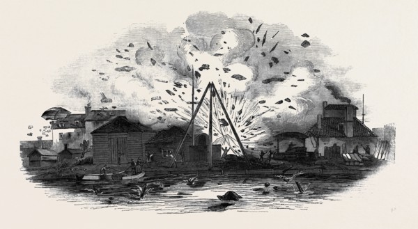 THE EXPLOSION AT SAMUDA'S WORKS, BLACKWALL