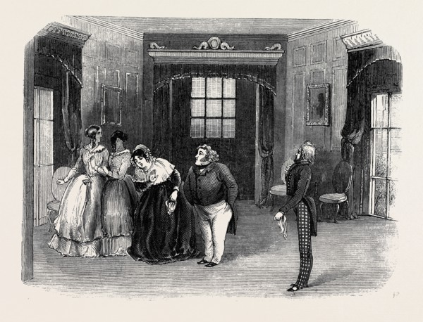 SCENE FROM "THE SHERIFF OF THE COUNTY," AT THE HAYMARKET THEATRE.