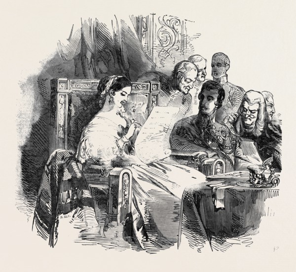 HER MAJESTY PRICKING THE SHERIFFS' ROLL.