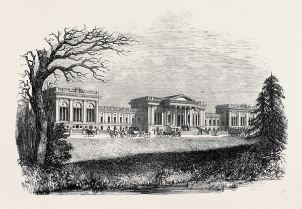 STOWE, THE GARDEN FRONT.