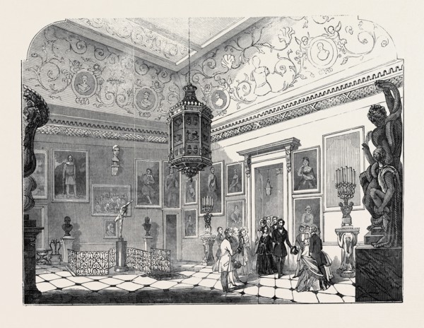 HER MAJESTY'S DEPARTURE FROM STOWE HOUSE.