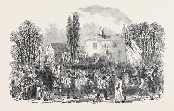 PRESENTATION OF THE ADDRESS TO THE HON. A.H. VERNON AT BARLOWFOLD, CELEBRATION OF THE "MAJORITY" OF
