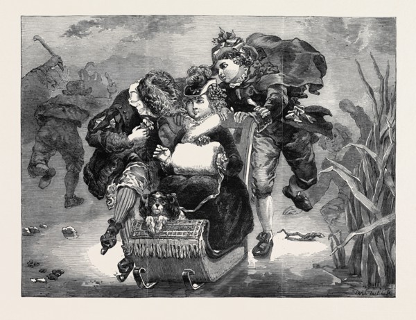 "THE RIVALS." PAINTED BY J. SANT