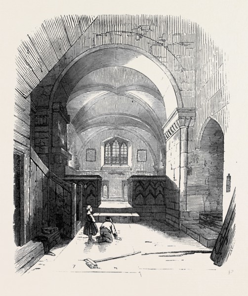 INTERIOR OF UPTON CHURCH, BUCKINGHAMSHIRE