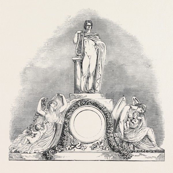 SOUTHERN WING, SCULPTURE OF THE NEW FRONT OF BUCKINGHAM PALACE
