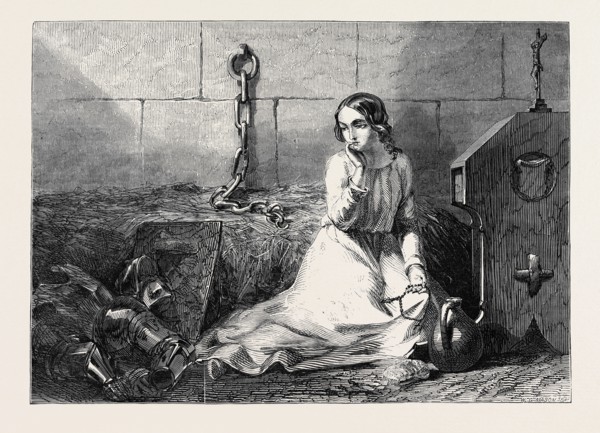 EXHIBITION OF THE NEW SOCIETY OF PAINTERS IN WATER COLOURS, "JOAN OF ARC." PAINTED BY JOHN ABSOLON
